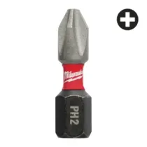 Milwaukee Bity Shockwave PH Shockwave PH2 x 25 mm - 2 szt. 4932430852