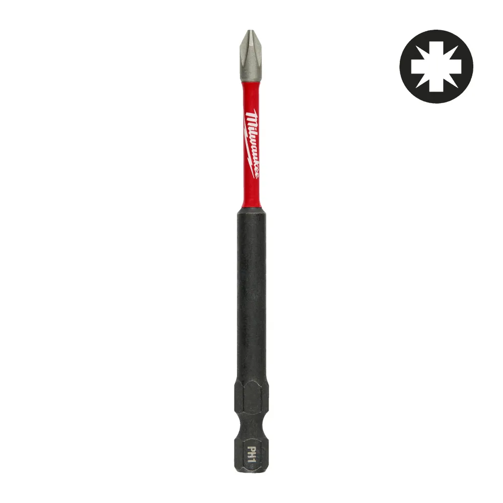 Milwaukee Bity Shockwave PZ Shockwave PZ1 x 90 mm - 1 szt. 4932430862