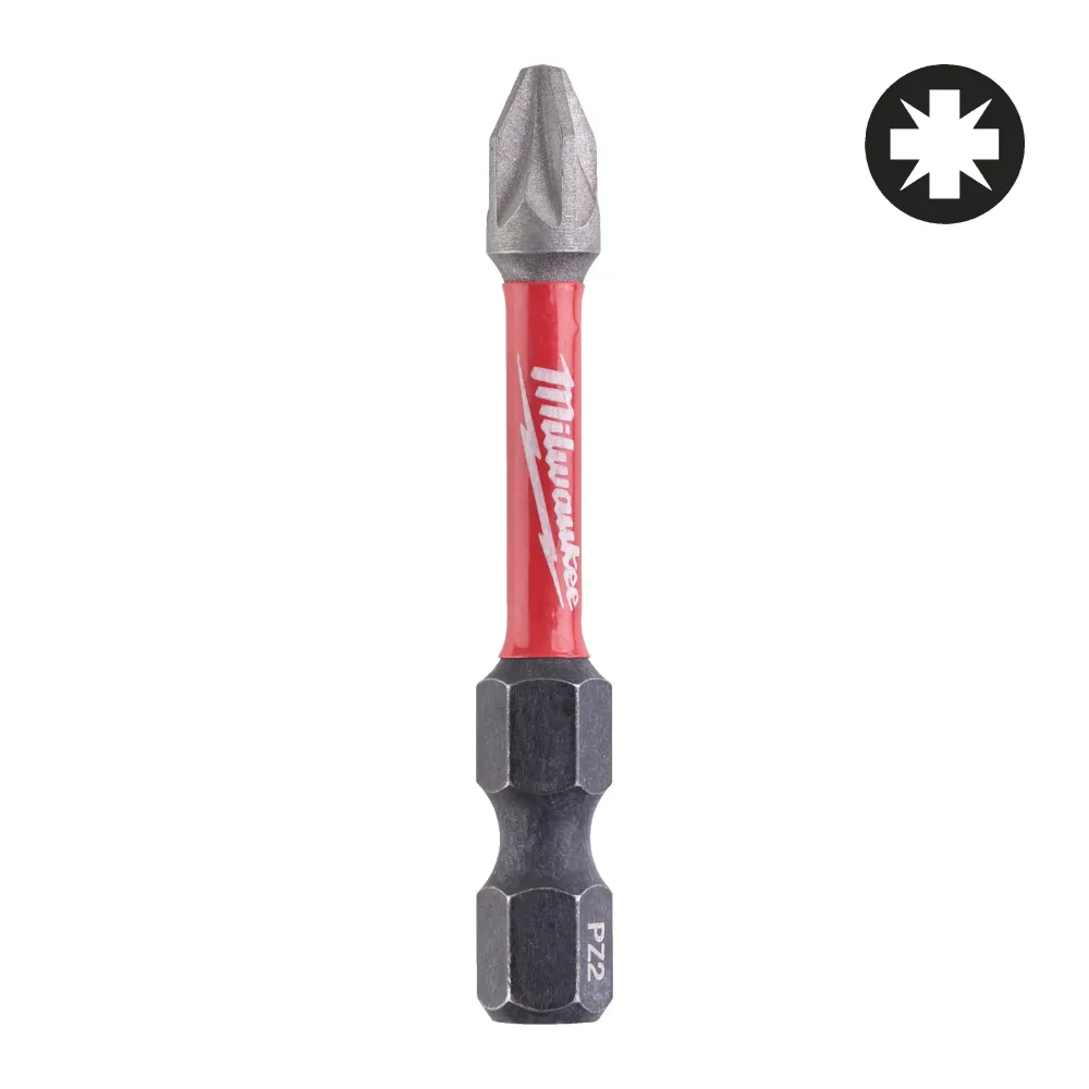 Milwaukee Bity Shockwave PZ Shockwave PZ2 x 50 mm - 1 szt. 4932430865