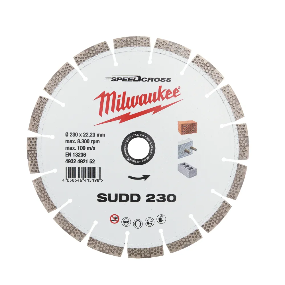 Milwaukee Speedcross SUDD Speedcross SUDD 230 mm - 1 szt. 4932492152