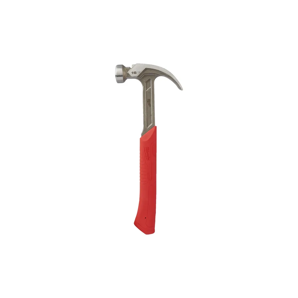 Milwaukee Młotek ciesielski Steel Curved Claw Hammer 16oz / 450g 4932478655