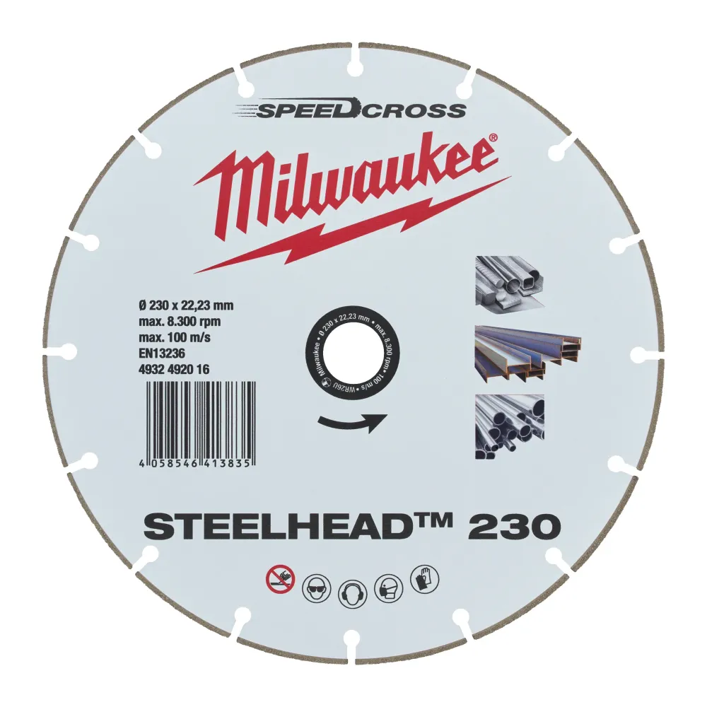 Milwaukee Speedcross Steelhead Steelhead 230 mm - 1 szt. 4932492016