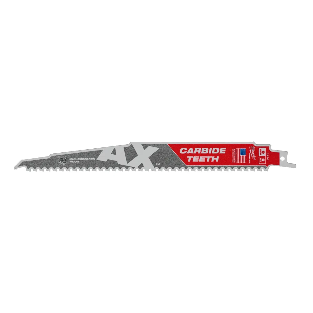 Milwaukee Wood z gwoździami: AX z zębami z węglika spiekanego TCT AX 230mm x 5 Tpi - 5 szt. 48475526