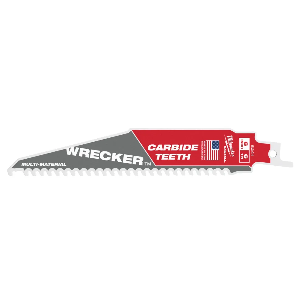 Milwaukee Multi-Material: Wrecker z zębami z węglika spiekanego TCT WRECKER 150mm x 6 Tpi - 1 szt. 48475241