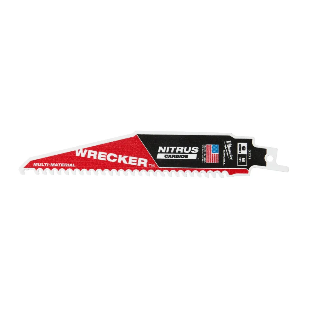 Milwaukee Multi Material: Wrecker z zębami z węglika NITRUS TCT WRECKER NITRUS 150mm x 6 Tpi - 5 szt. 48475571