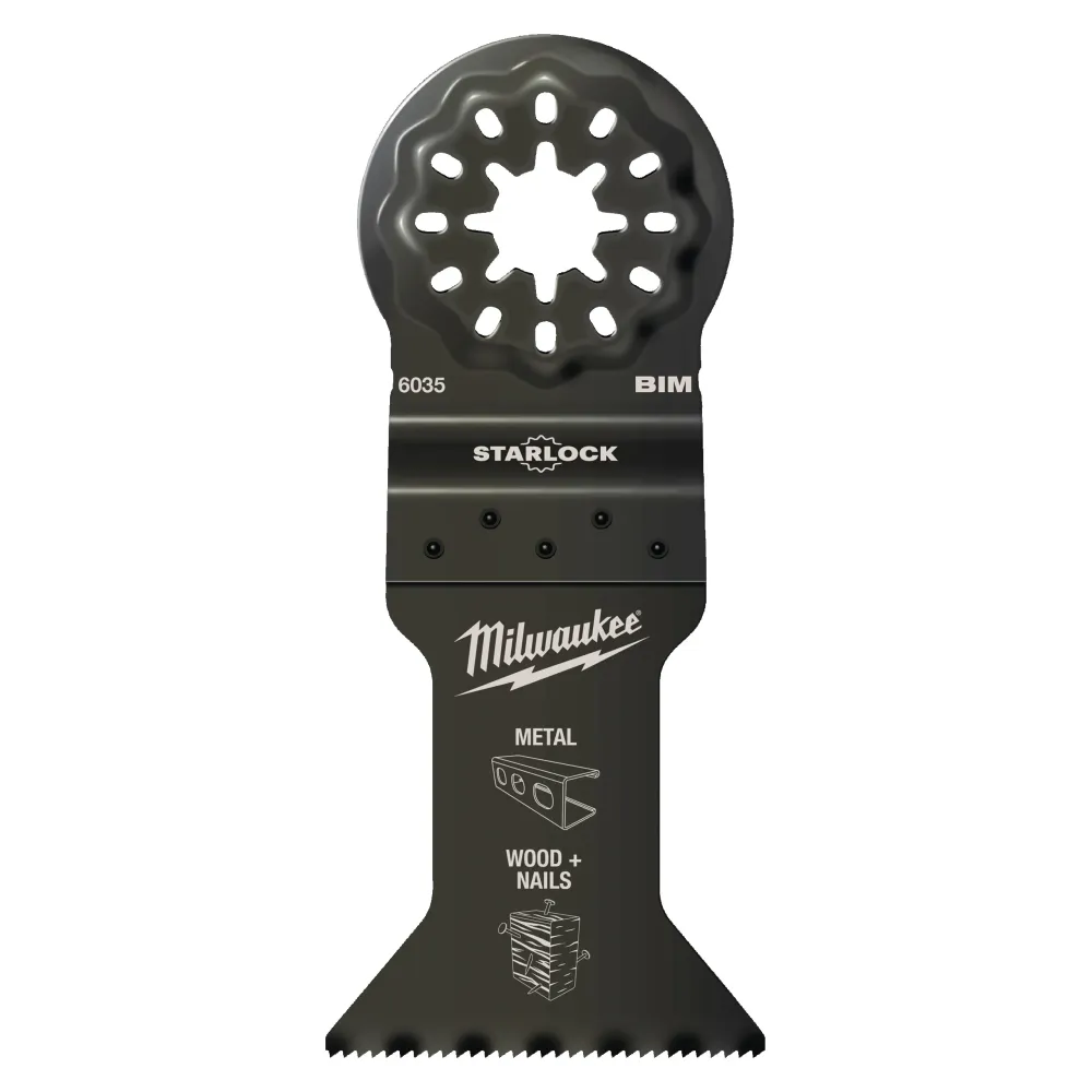 Milwaukee ostrza wielofunkcyjne Starlock Wood & Nails Bi-Metal 65 mm ostrze do cięcia - 50 szt. 48906527