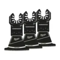 Milwaukee Brzeszczoty do drewna Open-Lok ​​Brzeszczot do cięcia drewna 3-cięciowy 64 mm - 3 szt. 48851153