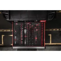 Milwaukee Zestaw grzechotek i nasadek 3/8" z wkładką piankową Zestaw grzechotek i nasadek 3/8" z wkładką piankową 4932479825