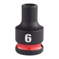 Milwaukee Nasadki udarowe SHOCKWAVE™ IMPACT DUTY 6 mm nasadka udarowa 3/8" STD - 1 szt. 4932480263