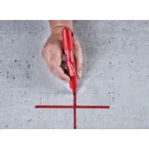 Milwaukee Marker z końcówką dłutową Inkzall Chisel Tip firmy INKZALL Red L 4932471556