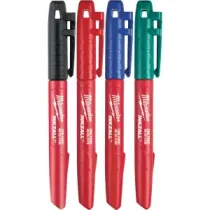 Milwaukee Markery Inkzall Markery INKZALL™ - kolorowe - 4 szt. 48223106