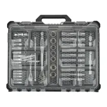Milwaukee Packout 1/4" + 1/2" 63-częściowy zestaw grzechotek/nasadek 4932493661