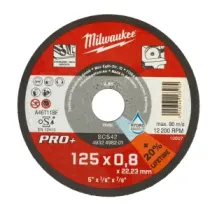 Milwaukee Tarcze tnące do cienkich metali SCS 42 / 125 x 0,8 x 22 mm - 1 szt. 4932498201