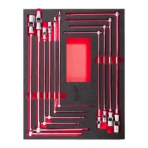 Milwaukee Zestaw uchwytów T-bar z wkładką piankową Zestaw uchwytów T-bar z wkładką piankową 10 szt. 4932499295