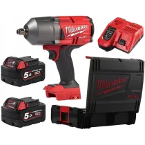 Milwaukee M18 FHIWF12-502X FUEL™ Klucz udarowy 1/2˝ 1356Nm w walizce + 2x5,0ah + ładowarka 4933459696