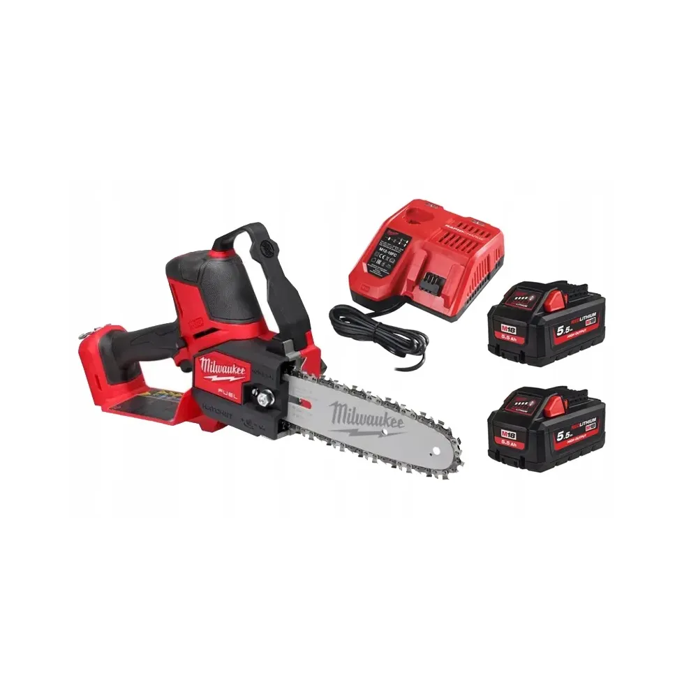 Milwaukee M18 FHS20-552 FUEL™ HATCHET™ Pilarka łańcuchowa do gałęzi 20 cm 18V + 2x5,5ah + ładowarka 4933480118