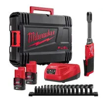 Milwaukee M12 FPTR-202X Grzechotka przelotowa FUEL™ INSIDER™ 12V 81Nm + 2x2,0Ah + ładowarka | Sanpro.net