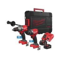 Milwaukee M18 ONEPP2A3-502X POWERPACK – Zestaw M18 FUEL™ z wiertarko-wkrętarką i zakrętarką udarową | SanPro.net