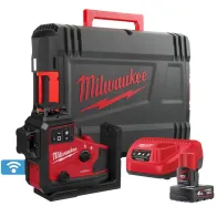 Milwaukee M12 A3PLO-401C M12™ Zielony Laser 360° 3 Płaszczyzny Zestaw