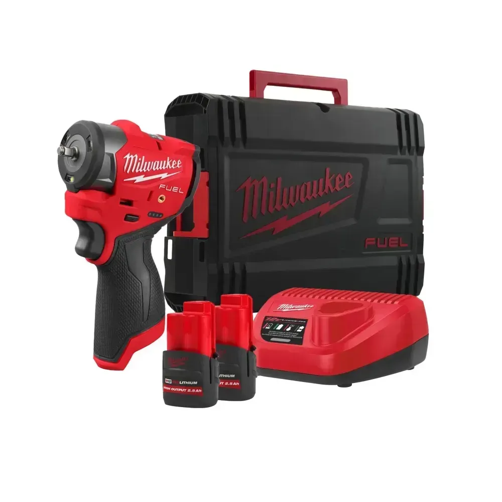 Milwaukee M12 FSCIWF38-252X FUEL™ - Subkompaktowy Klucz Udarowy ⅜″