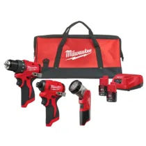 Milwaukee M12 BLPP3A-202B - Zestaw 12V Wkrętarka, Zakrętarka, Lampa