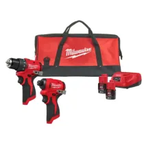 Milwaukee M12 BLPP2D-202B - Zestaw Combo 12V Wkrętarka + Zakrętarka