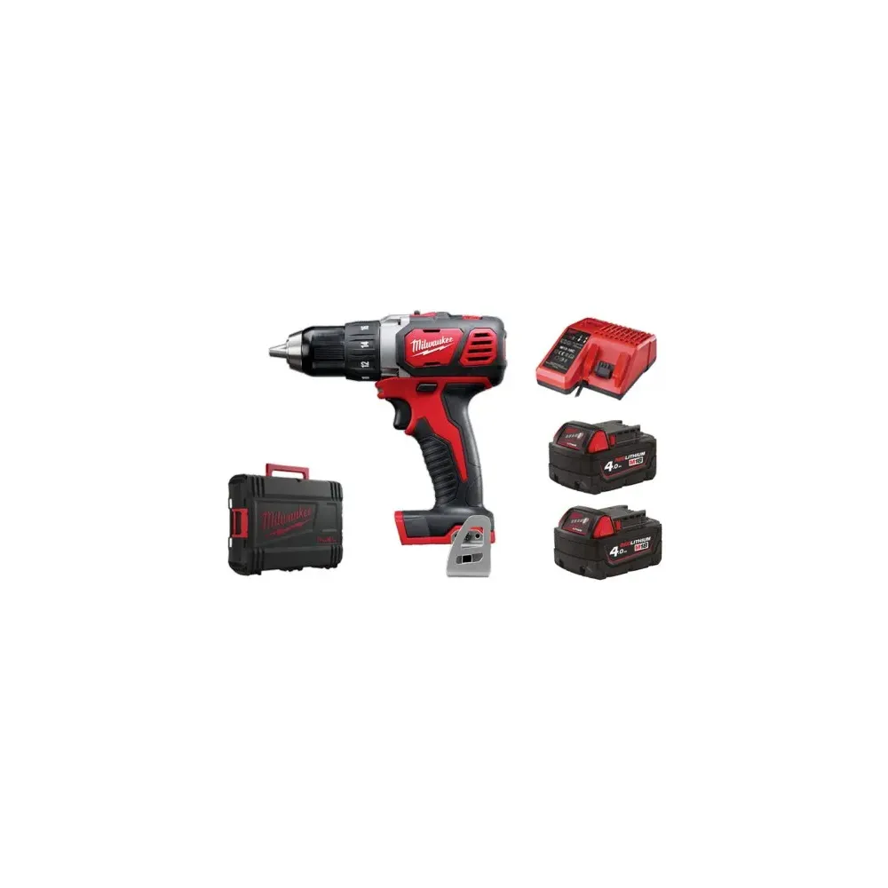 Milwaukee M18 BDD-402X Wiertarko-wkrętarka 18V 2x4.0Ah | SanPro.Net