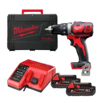 Milwaukee M18 BDD-202C - Kompaktowa Wiertarko-Wkrętarka 18V | SanPro