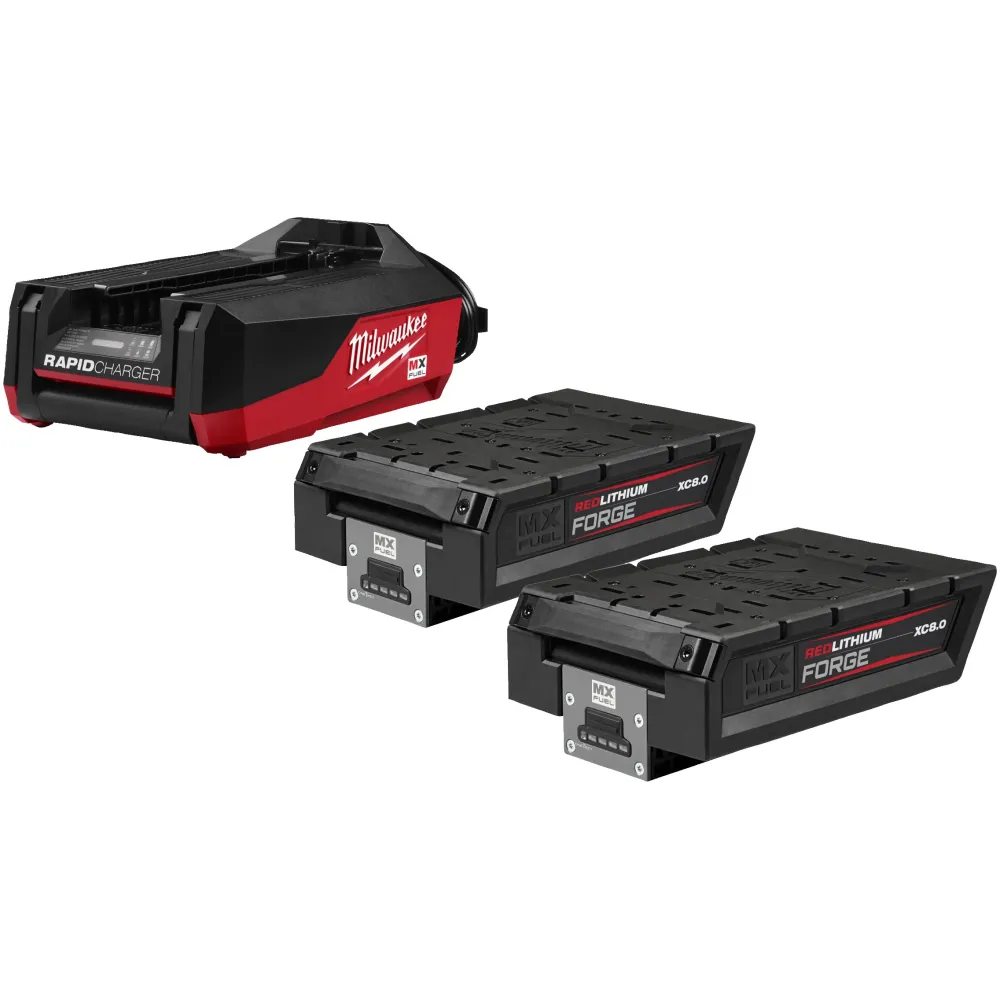 Milwaukee MX FUEL™ FORGE™ - Zestaw 2x8.0Ah z Szybką Ładowarką!