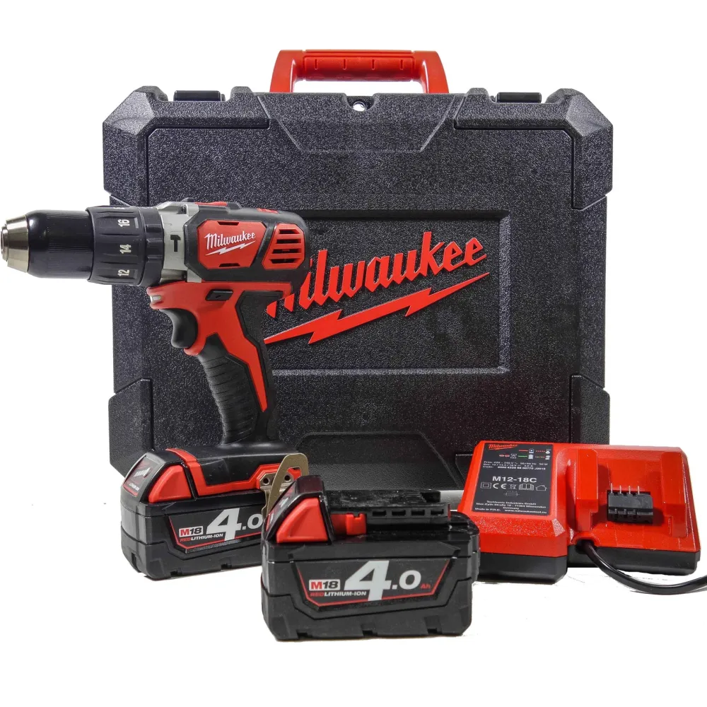 Milwaukee M18 BDD-402C Kompaktowa wiertarko-wkrętarka 18V 60Nm | SanPro.Net
