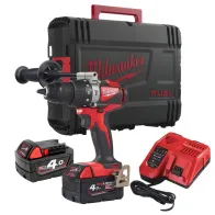Milwaukee M18 BLPD2-402X Bezszczotkowa wiertarko-wkrętarka udarowa 18V 2x4,0Ah | SanPro.Net