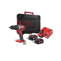 Milwaukee M18 BLPD2-502X Bezszczotkowa wiertarko-wkrętarka udarowa 18V 2x5,0Ah | SanPro.Net