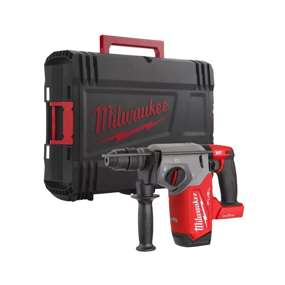 Milwaukee M18 ONEFHX-0X FUEL SDS-Plus 26 mm – młotowiertarka w walizce | SanPro.net