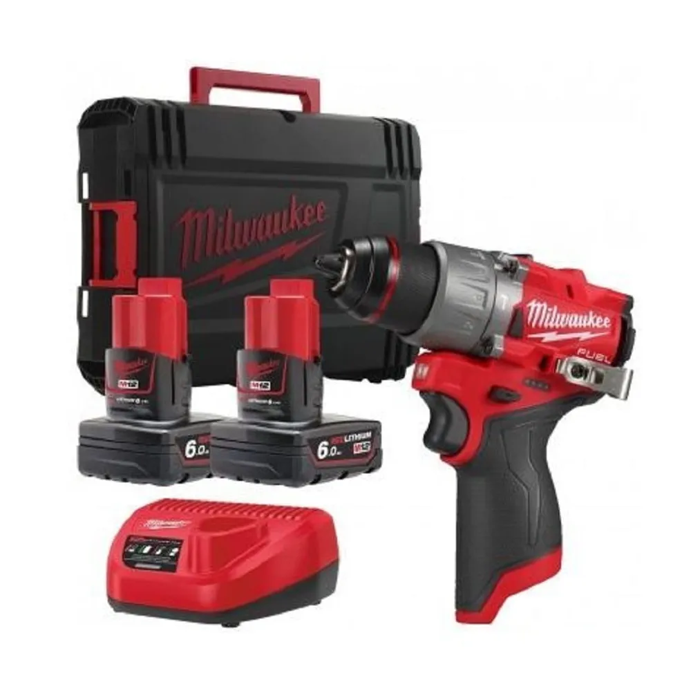 Milwaukee M12 FPD2-602X FUEL™ 12V 45Nm + 2×6,0Ah w walizce | SanPro.Net