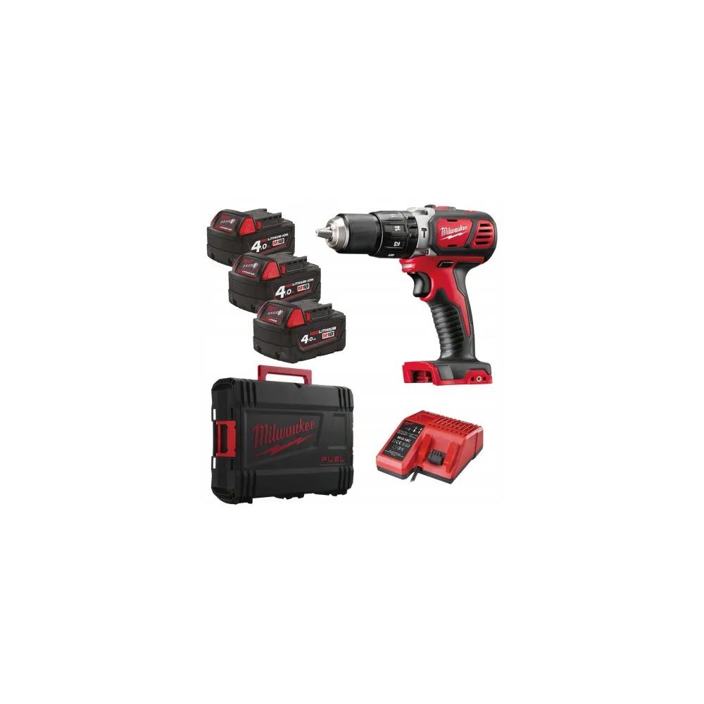 Milwaukee M18 BPD-403C - wiertarko-wkrętarka udarowa | Zestaw | SanPro