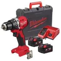 Milwaukee M18 BLDDRC-502C kompaktowa wiertarko-wkrętarka 18V 60,5Nm + 2x5,0Ah + ładowarka | Sanpro.net