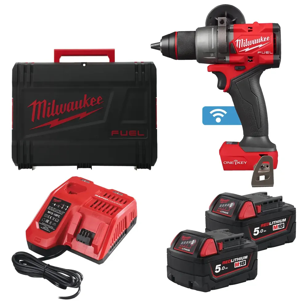 Milwaukee M18 ONEDD3-502X FUEL™ - Wiertarko-Wkrętarka ONE-KEY™ 158Nm