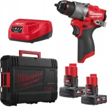 Milwaukee M12 FDD2-402X FUEL™ subkompaktowa wiertarko-wkrętarka 12V 45Nm + 2x4,0Ah + ładowarka | Sanpro.net