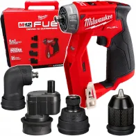 Milwaukee M12 FDDXKIT-0X FUEL™ subkompaktowa wiertarko-wkrętarka z wymiennym uchwytem w walizce 12V 34Nm 4933471332
