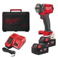 Milwaukee M18 FIW2F12-502X klucz udarowy ½" 18V 339 Nm z walizką i 2 akumulatorami 5,0 Ah | SanPro.Net