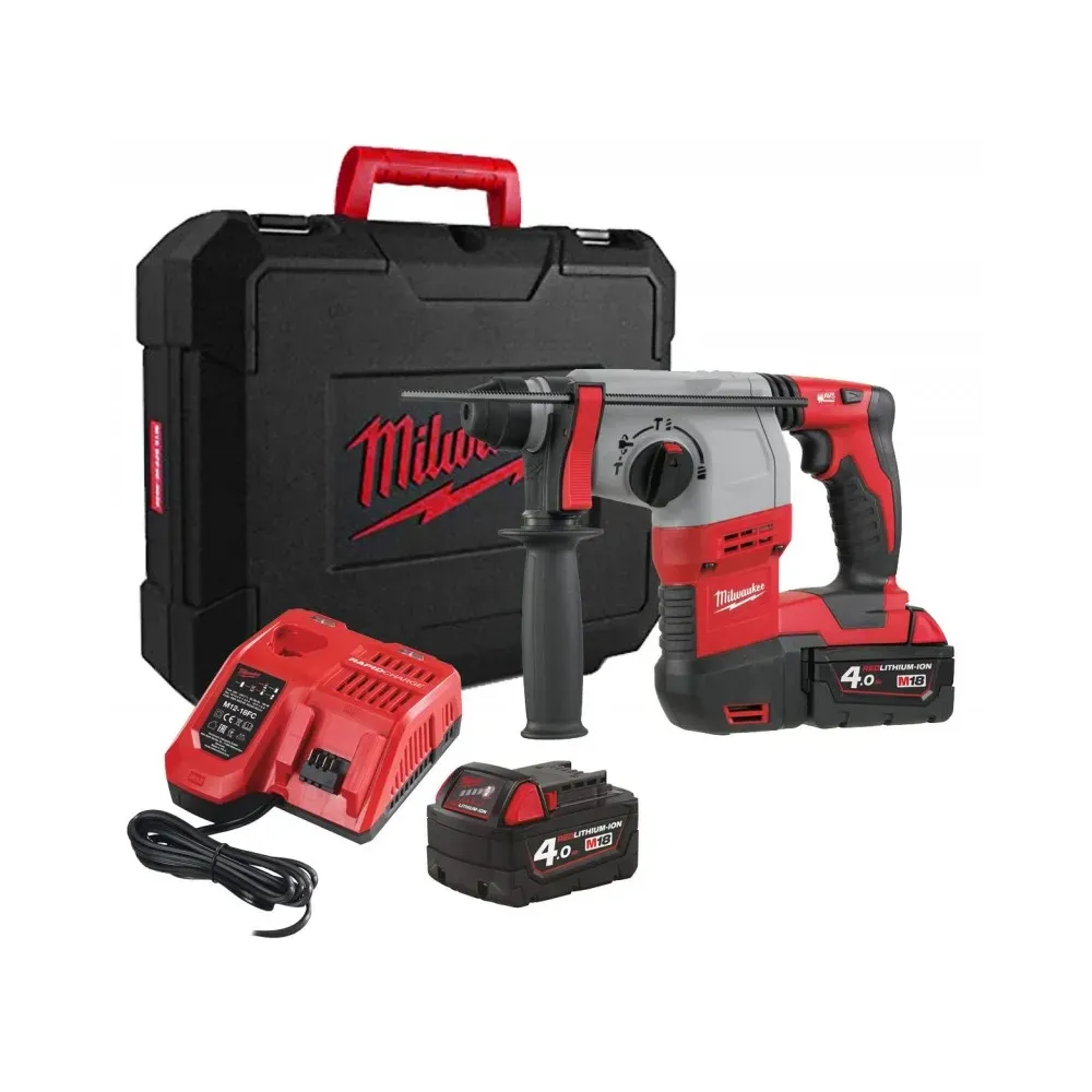 Milwaukee HD18 H-402C młotowiertarka wielofunkcyjna SDS-Plus 2,4 J 18V | SanPro.Net
