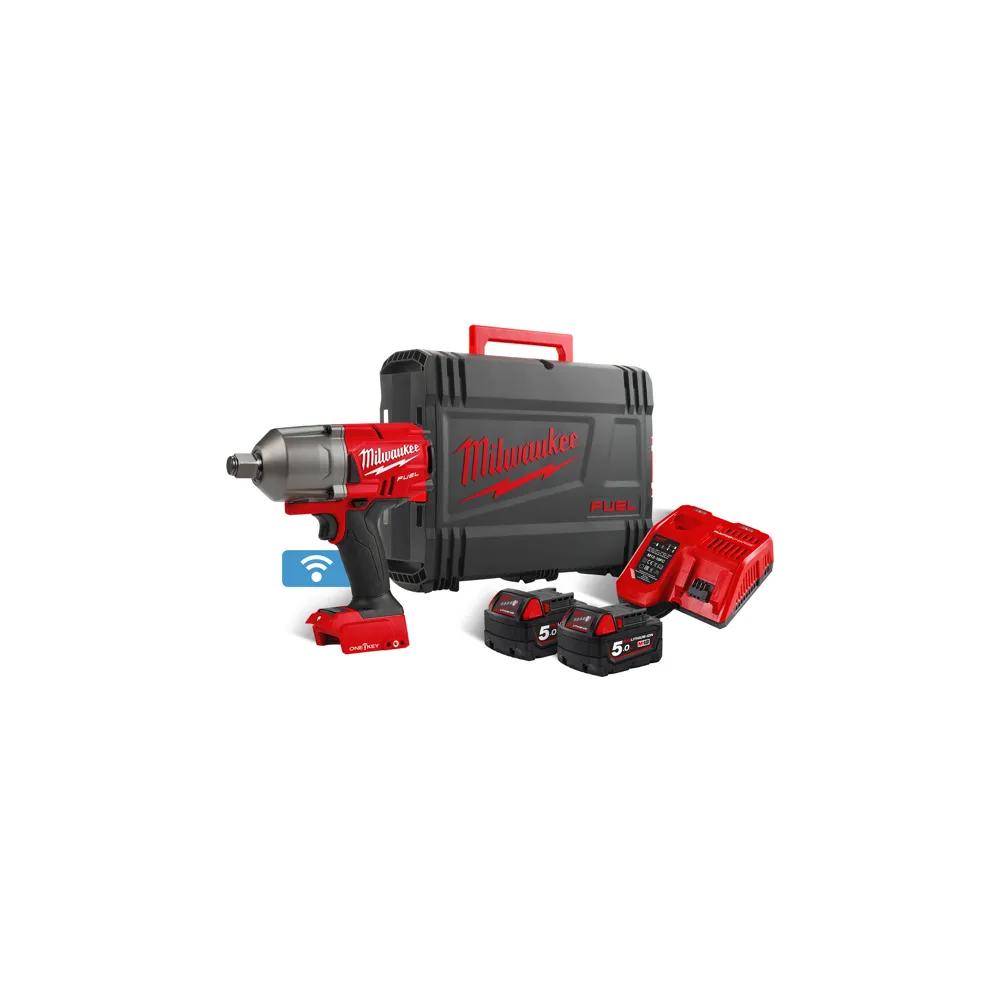 Milwaukee M18 ONEFHIWF34-502X ONE-KEY™ Klucz Udarowy 3/4˝ Potężna moc!