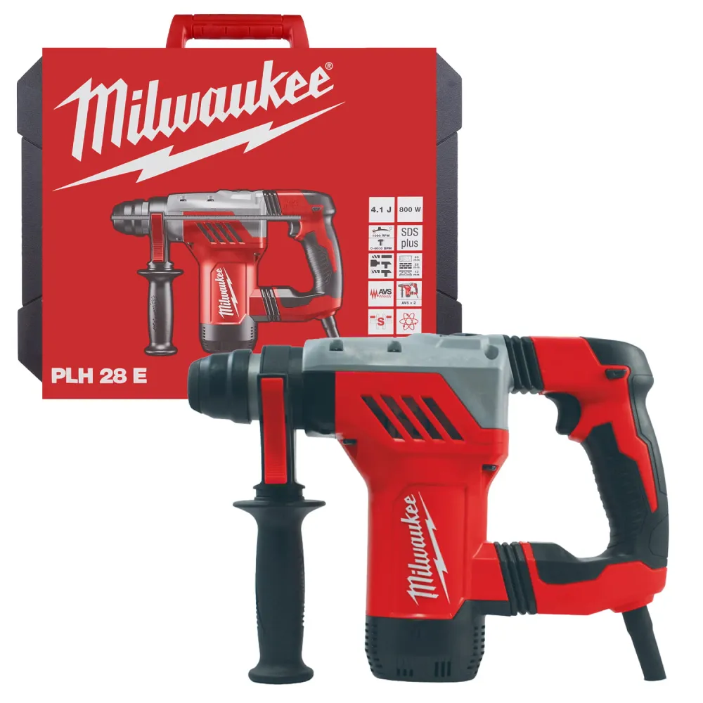 Milwaukee PLH 28 E młotowiertarka SDS-Plus 3 kg 800W 4,1J | SanPro.Net