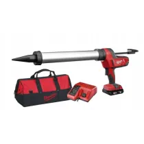 Milwaukee C18 PCG/600A-201B – M18™ pistolet do klejenia 600 ml z akumulatorem 2,0 Ah i ładowarką | SanPro.Net