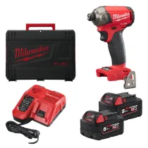 Milwaukee M18 FQID-502X FUEL™ SURGE™ – zakrętarka udarowa 18V 50 Nm z 2x5,0 Ah i ładowarką | SanPro.Net