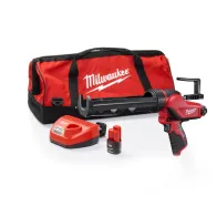 Milwaukee M12 PCG/310C-201B Subkompaktowy pistolet do klejenia z tubą 310 ml 12V + 2,0ah + ładowarka w torbie 4933441655