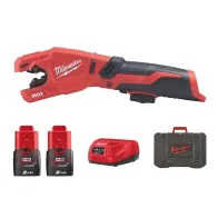 Milwaukee M12 PCSS-202C M12™ RAPTO Obcinak do rur 12V 2x2,0ah + ładowarka + walizka 4933479242
