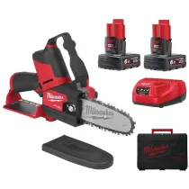 Milwaukee M12 FHS-602X FUEL™ HATCHET™ Pilarka łańcuchowa do gałęzi 15 cm 12V + 2x6,0ah + ładowarka w walizce 4933472212