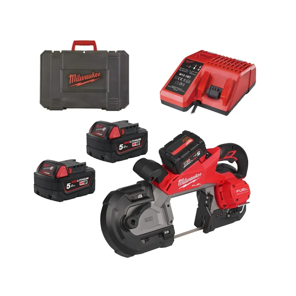Milwaukee M18 FBS127-502C FUEL™ – Pilarka taśmowa do głębokiego cięcia 18V | SanPro.Net