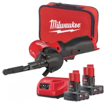 Milwaukee M12 FBFL10-402B FUEL™  pilnik taśmowy 10mm 12V zestaw w torbie | SanPro.Net